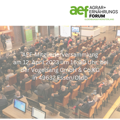 AEF will Klarheit zur Zukunft der Nutztierhaltung in Niedersachsen
